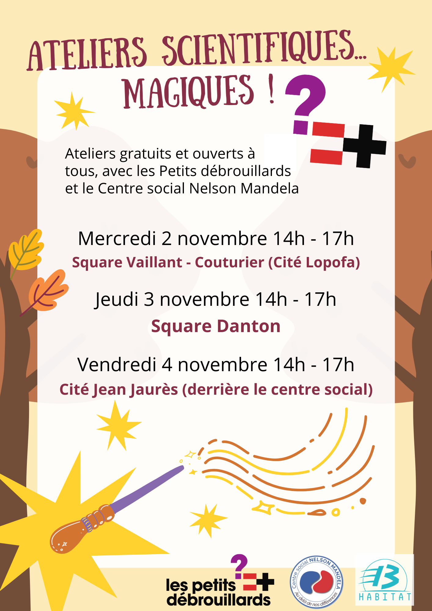 Animations Petits Débrouillards Toussaint 2022, Port de Bouc